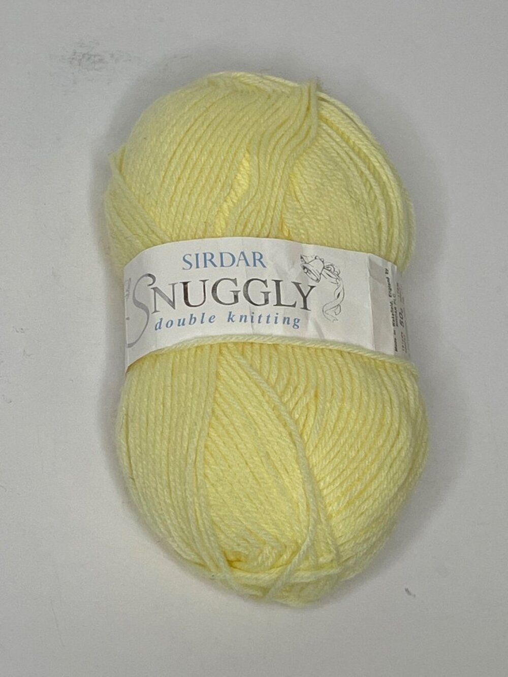 Sirdar Snuggly Double Knitting Yarn 50g Bri-Nylon Yellow Acrylic Blend